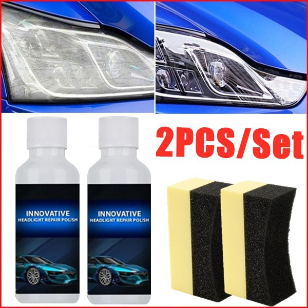 1/2PCS/Set Powerful Advance Car Headlight Repair Polish Keep Clear